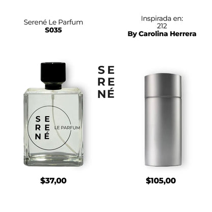 Serené Le Parfum S035 Inspirada en 212 By Carolina Herrera