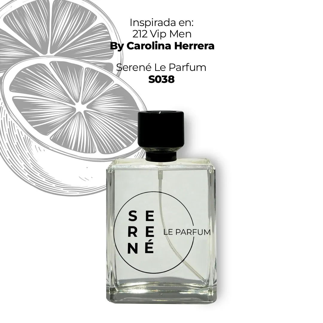 Serené Le Parfum S038 Inspirada en 212 Vip Men By Carolina Herrera