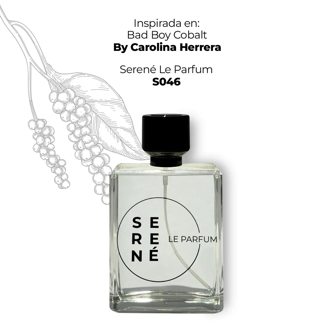 Serené Le Parfum S046 Inspirada en Bad Boy Cobalt By Carolina Herrera