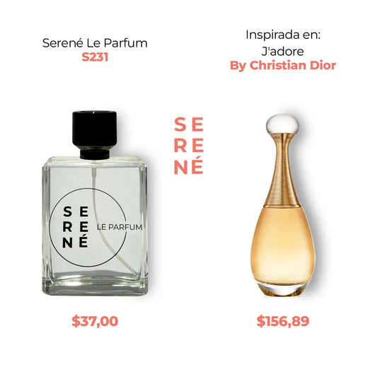 Serené Le Parfum S231 Inspirada en J'adore por Christian Dior