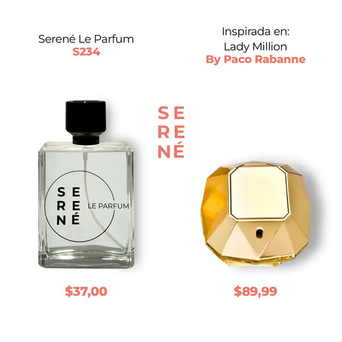 Serené Le Parfum S234 Inspirada en Lady Million By Paco Rabanne