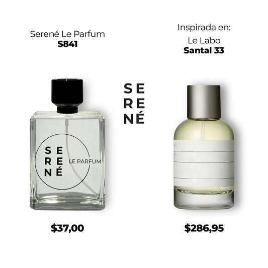 Serené Le Parfum S841 - Inspirada en Santal 33 By Le Labo