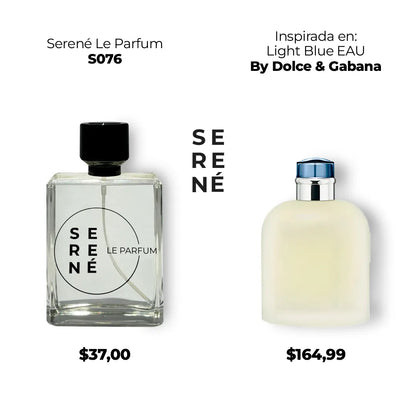 Serené Le Parfum S076 - Inspirada en Dolce & Gabbana Light Blue por D&G