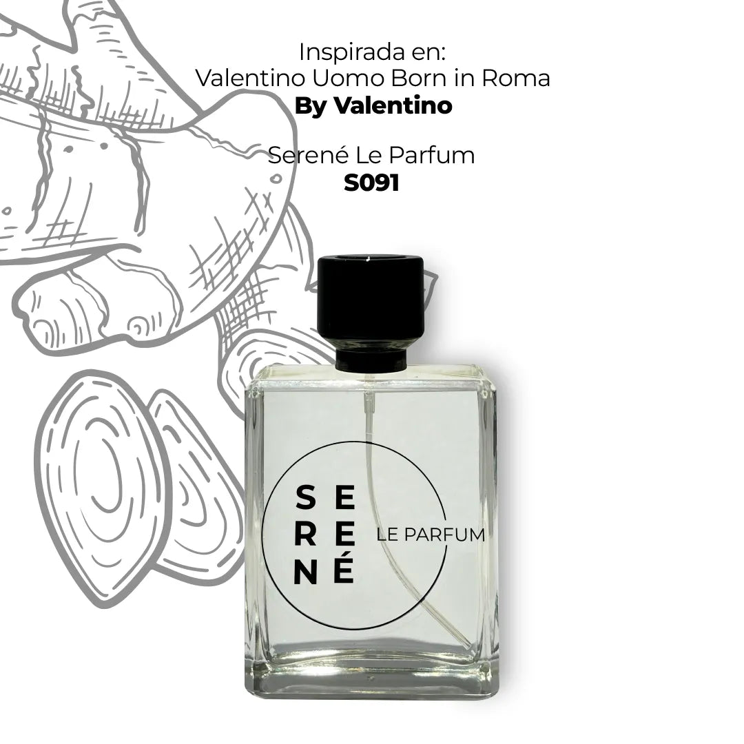 Serené Le Parfum S091 Inspirada en Valentino Uomo Born in Roma By Valentino